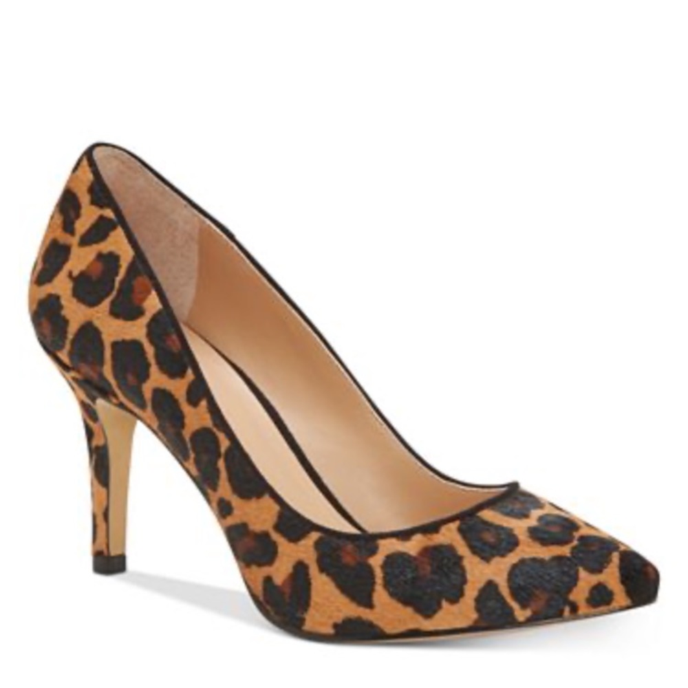 INC leopard pumps